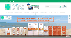 Desktop Screenshot of farmacialazenia.com